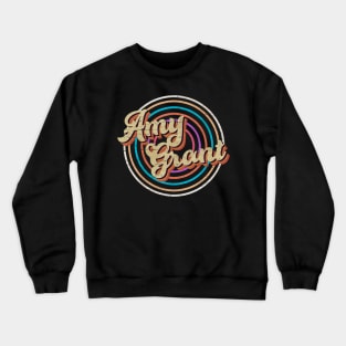 vintage circle line color Amy Grant Crewneck Sweatshirt